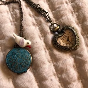 Two boho long necklaces